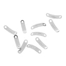 10 Pieces Cord Adjuster Tent Wind Rope Cord Fastener Rope Tensioners Silver 4mm Hole