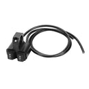 Waterproof Dual 7/8'' Motorcycle Handlebar Headlight ON/OFF Switch Indicator