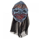 Men Women Ghost Face Grimace Mask Halloween Party Props Gray