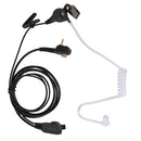 Covert Acoustic Tube Headset/Earpiece for Motorola Radio MTH600 MTH650 MTH800 MTH850 MTP850 MTS850