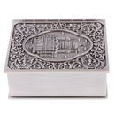 Book Shape Jewelry Box Castle Sculpture Trinkets Chest Jewelry Organizer
