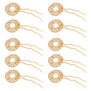 10x Girls Retro Alloy Hair Clips Wedding Bride Hairpins Hair Beauty Tools U