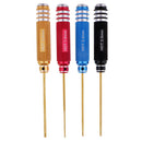 4 Pieces Repair Screwdriver Set RC Model Tool Kit RC Helicopter Screwdrivers 17.6cm Length