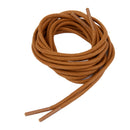 3mm Waxed Cotton Round Shoelaces Dress Party Accessory Brown 120cm