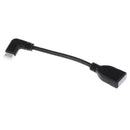 90 Degree Left Angle Mini HDMI Male to HDMI Female Adapter Converter Cable