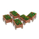 5Pcs Model Floats Flowerbed Park Garden Railway Border Parterre 1:50 O Scale Building Scenery Layout