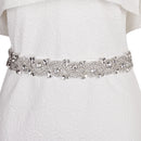 Bridal Wedding Dress Sash Sparkle Rhinestone Crystal Waist Belt Waistband