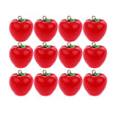 Pack of 12 Plastic Tomato Vegetable Pendant for Keyring Keychain Jewelery DIY Making