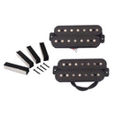 2x Alnico 5 Humbucker Pickup Bridge Neck Set for 7-String Guitar Replacement