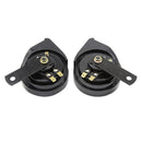 2 Pieces Car Boat Motorcycle Loud 12V 110DB Dual Tone Basin Air Horns Siren