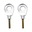 2Pcs Chain Adjuster Tensioner Block Replaces Parts for Motorcycle Motorbike Dirt Bike Quad ATV - 15mm Silver