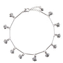 Fashion Flatfish Metal Jingle Bell Anklet Ankle Bracelet Jewelry Foot Chain