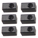 6 Pieces Electric Guitar Tremolo Bridge Code Saddle Insert Lock String Iron Blocks DIY Electric Guitar Parts Replacement