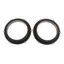 2pcs Black 6.5'' Car Speaker Mounting Spacer Adaptor Rings for VW Magotan Skoda