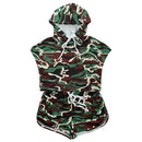 Fashionable Women Girls Ladies Sports Suit Crop Top With Shorts Summer Playsuit M