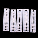 2-10mm 5pcs Knitting Needle Gauge Inch cm Ruler Tools for Crochet Hook Crafts