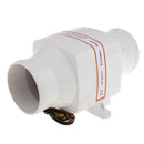 3inch Hose Inline Marine Bilge Air Blower 12V 130 CFM Quiet Boat RV White