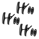 6 Pieces Replacement Universal Canoe Kayak Boat Pull Toggle Carry Handle with Cord & Buckle for Easy Convenient Carry