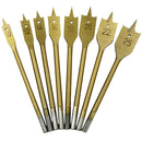 8 pieces HSS Metric 10-25mm Titanium Coated Drill Bit Woodworking Flat Drill
