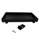1 Piece Black Boat Battery Tray Holder Fits 24 Series with Stainless Steel Buckle Strap