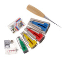 Bias Tape Makers 6mm/12mm/18mm/25mm Sewing Awl Binder Foot Kit for Sewing Quilting Binding