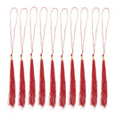 Pretty Acrylic Fibers Grown Up Graduation Cap Clothing Costume Students Teachers Tassels Red 45CM
