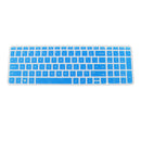 Soft Gel Keyboard SKin Cover Guard Film Protector for HP Pavilion 15''Clear-Blue