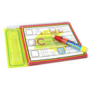 Children Kids Reusable Doodle Toy Water Drawing Book with Magic Pen Alphabet