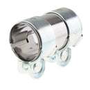 High Quality Mild Stainless Steel Clamp Car Exhaust Pipe Clip Tail Throat Hoop 51mm Inner Diameter Silver