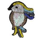 Woodpecker Applique Sequins Beads Patch Iron/Sew on Apparel Bag Shoes Dress Hat Decoration DIY Accessories
