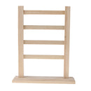 Wooden Jewelry Display Hanging Rack Stand Earrings Necklace Organizer Holder