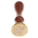 Initial Sealing Wax Seal Stamp Deer Reindeer Design for Party Invitation Post Envelope