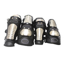 4Pieces Steel Motorcycle Racing Motocross Knee Protector Elbow Shin Pads Guards Support
