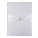 Wedding Photos Marriage Certificate Document Holder Cover HeartRhinestone