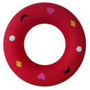 Kids Inflatable Tire Ring Outdoor PE Exercise Sports Beach water Pool Float Ring Toys Children Gift Red