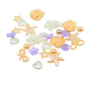 50 Pieces Assorted Flatback Pearl Scapbooking Embellishment for DIY Phone Case Hair Accessories