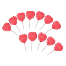 12pcs Romantic Heart Shape Happy Valentine's Day Cupcake Toppers Cake Picks