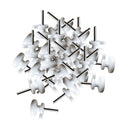50 Pieces Multi Purpose Non-Trace Invisible Wall Mounted Nails Painting Wedding Photo Hanger Hooks