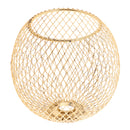 Goden Iron Round Lamp Shade Modern Craft Hanging Lamp Shade