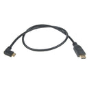 Micro HDMI Cable Cord Wire for Camera Universal 90 Degree Connector Plastic Metal