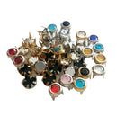 50 Pieces Claw Rhinestone Crystal Flatback Beads for DIY Claw on Clothes Bag Bracelet Decoration 6mm