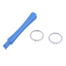 High-end Chrome Thumbstick Accent Rings With Teardown Rod Tool for Xbox One Elite Controller Silver
