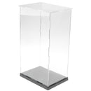 14x19x34cm Transparent Display Show Case With Black Base For Figures Model