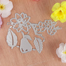 Pear Leaf Flower Steel Cutting Dies Stencil Scrapbooking Templates Embossing Card Decor Tools