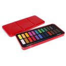 Solid Watercolor Paints Set of 24 Colors Artist Crafts School Stationeries