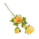 Bouquet 4 Stem Artificial Saussurea Flower Home Wedding Decor-Yellow