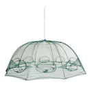 Folded Fishing Net - Portable Folded Landing Net Fish Shrimp Cage Minnow Crayfish Crab Baits Cast Mesh Trap Fishing Tackle Tool