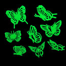 8Pieces Creative Butterflies Fluorescent Wall Stickers Art Mural Decal Living Room Decor