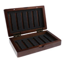 Easy Grip Slit Foam Insert Wooden Fly Fishing Box Container Hook Baits Case Tackle Box