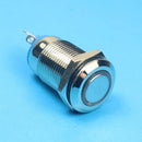 12mm 36V Falt Head Self-locking Stainless Steel Power switch